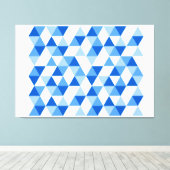 Geometrische Abstrakte moderne Dreiecke II Leinwanddruck (Insitu (Holzboden))