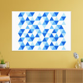 Geometrische Abstrakte moderne Dreiecke II Leinwanddruck (Insitu (Wohnzimmer))