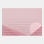 Geometrische Abstrakte Mondpyramide Moderner Chic  Geschenkpapier Set (Vorderseite)