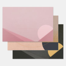 Geometrische Abstrakte Mondpyramide Moderner Chic