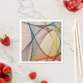 Geometrische abstrakte Papiertücher Serviette (Beispiel)
