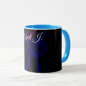 Geometrische Abstraktion Kaffeetasse (VorderseiteRechts)