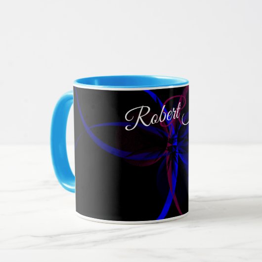 Geometrische Abstraktion Kaffeetasse (Vorderseite Links)