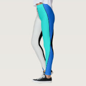 Geometrische Abstraktion Leggings (Links)