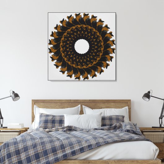 Geometrische Abstraktion Leinwanddruck (Insitu (Schlafzimmer))