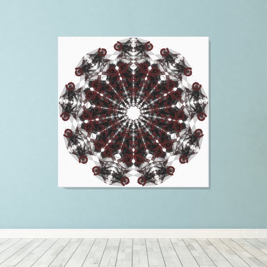 Geometrische Abstraktion Leinwanddruck (Insitu (Holzboden))