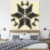 Geometrische Abstraktion Leinwanddruck (Insitu (Schlafzimmer))