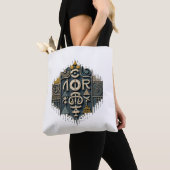 Geometrische Abstraktion Tasche (Von Nahem)