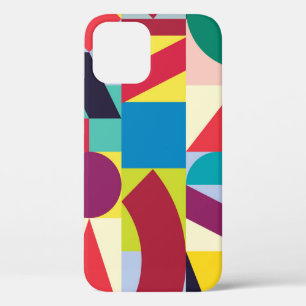 Geometrische Abstraktion: Vintage-Nahtloses Muster Case-Mate iPhone Hülle