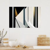 Geometrische Abstraktionen Poster (Küche)