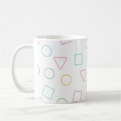 Geometrische Adventure-Kaffee-Tasse Kaffeetasse (Links)