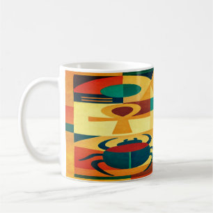 Geometrische ägyptische Kaffeemaschine Tasse - Sac
