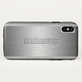Geometrische Akzente aus Aluminium, metallisch geb Case-Mate iPhone Hülle (Rückseite (Horizontal))