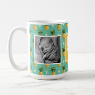 Geometrische Ananas-Muster   LIEBE mit Fotos Kaffeetasse