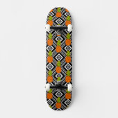 Geometrische Ananas Skateboard (Vorderseite)