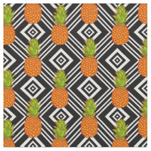 Geometrische Ananas Stoff