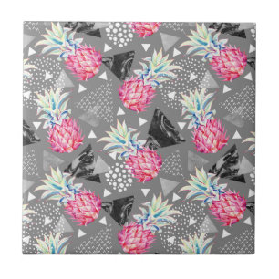Geometrische Ananas-strukturiertes Muster Fliese