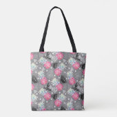 Geometrische Ananas-strukturiertes Muster Tasche (Rückseite)