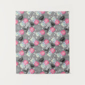 Geometrische Ananas-strukturiertes Muster Wandteppich (Vorderseite)