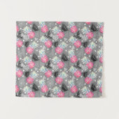 Geometrische Ananas-strukturiertes Muster Wandteppich (Vorderseite (Horizontal))