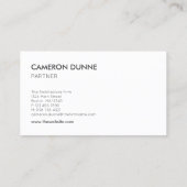 Geometrische Architektur Grau & Blau Visitenkarte (Rückseite)