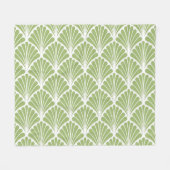 Geometrische Art Deco, nahtloses Muster Fleecedecke (Vorderseite (Horizontal))