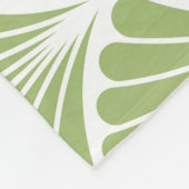 Geometrische Art Deco, nahtloses Muster Fleecedecke (Ecke)