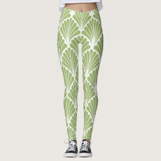Geometrische Art Deco, nahtloses Muster Leggings