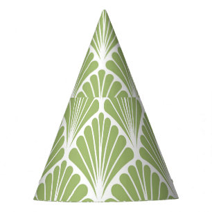 Geometrische Art Deco, nahtloses Muster Partyhütchen