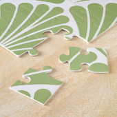 Geometrische Art Deco, nahtloses Muster Puzzle (Seite)