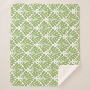 Geometrische Art Deco, nahtloses Muster Sherpadecke