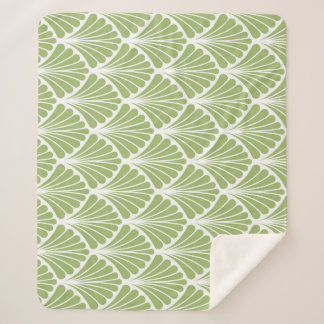 Geometrische Art Deco, nahtloses Muster Sherpadecke