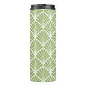 Geometrische Art Deco, nahtloses Muster Thermosbecher (Rückseite)