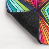 Geometrische Art des Regenbogens Mousepad (Ecke)