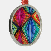 Geometrische Art des Regenbogens Ornament Aus Metall (Rechts)