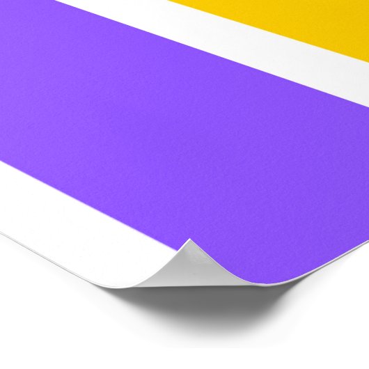 "Geometrische Art Print Premium Poster Wand an Wan (Ecke)