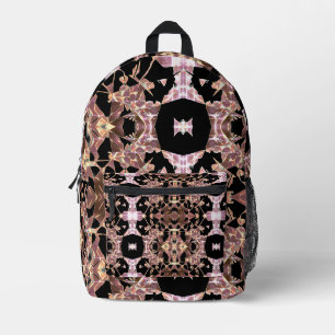 Geometrische Art Projekt Symmetrische Sicht Bedruckter Rucksack