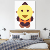 Geometrische Babykunst Leinwanddruck (Insitu (Schlafzimmer))