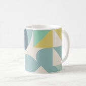 geometrische Bahuaus-Tasse Kaffeetasse (VorderseiteRechts)