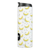 Geometrische Bananen | addieren Ihren Namen Thermosbecher (Nach rechts gedreht)