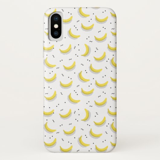 Geometrische Bananen Case-Mate iPhone Hülle (Rückseite)