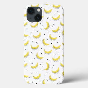 Geometrische Bananen iPhone 13 Hülle
