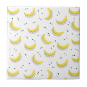 Geometrische Bananen Fliese (Vorderseite)