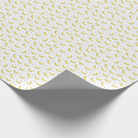 Geometrische Bananen Geschenkpapier (Ecke)