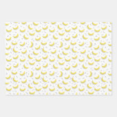 Geometrische Bananen Geschenkpapier Set (Vorderseite 2)