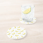 Geometrische Bananen Getränkeuntersetzer (Seite)