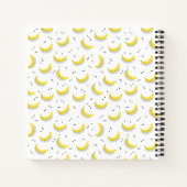 Geometrische Bananen Notizbuch (Rückseite)