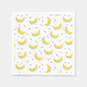 Geometrische Bananen Serviette (Vorderseite)