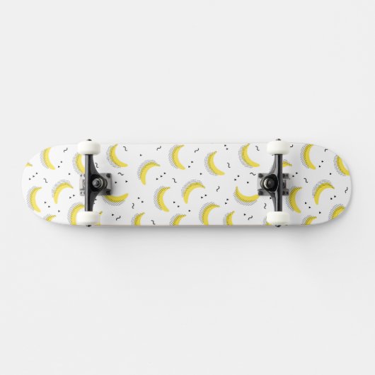 Geometrische Bananen Skateboard (Horizontal)