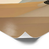 Geometrische Bärenart Poster (Ecke)